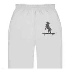 'Skateboard Dog' Adult Sweatpants / Joggers (JO031188)