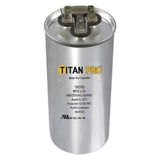 Titan Pro Trcfd705 Motor Dual Run Cap, 70/5 Mfd, 370-440V