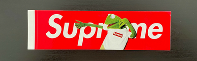 Supreme Kermit Box Logo Sticker SS08 NOS New Rare | eBay