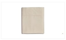 Hudson Park Collection Egyptian Percale Flat Sheet, Twin, Vanilla Sky