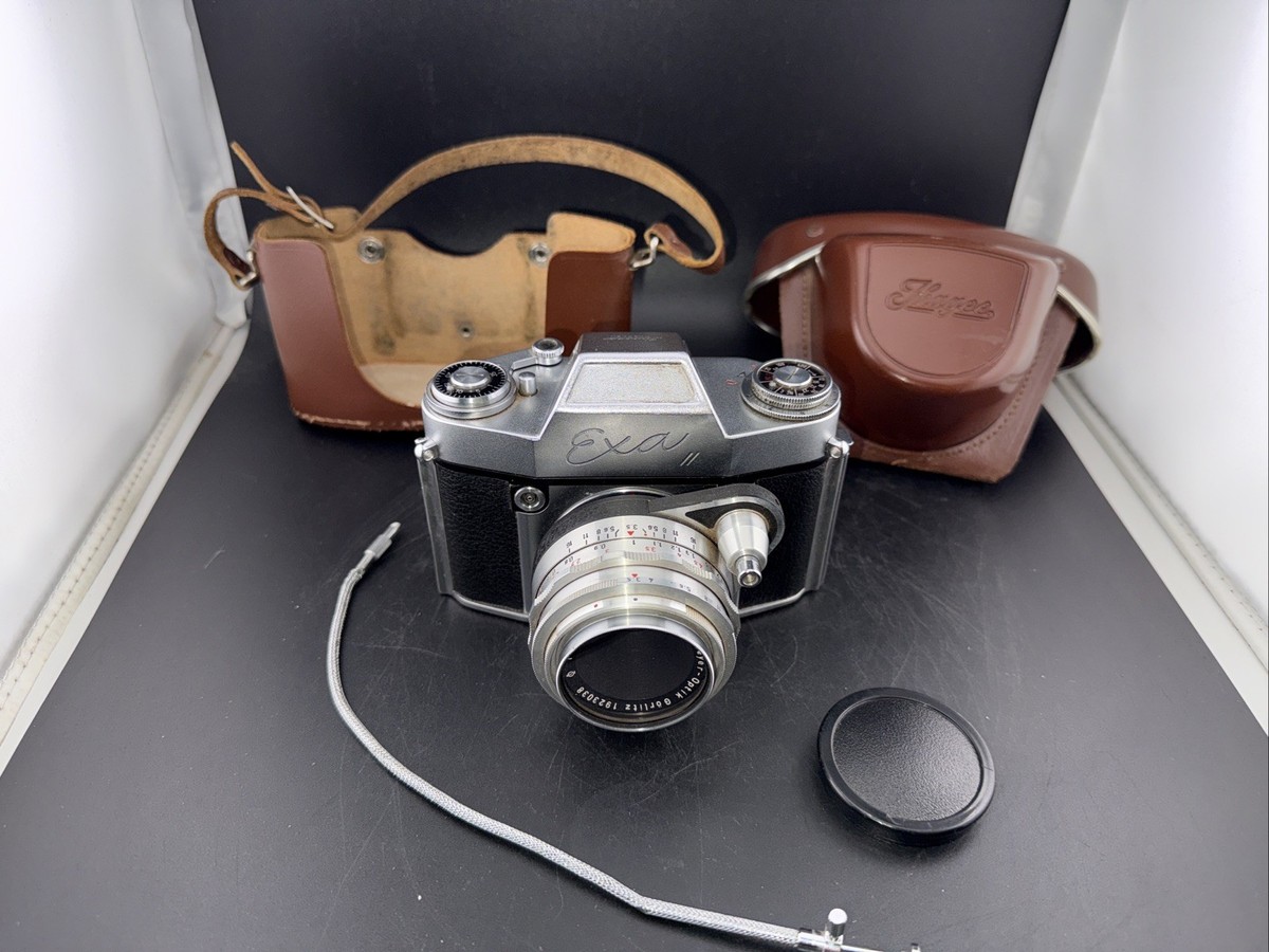 exaⅡ jhagee DRESDEN F0718-74-2v y VINTAGE - Ihagee Exa II Dresden 