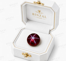 6Ct Natural Star Ruby Round Cabochon cut Certified star Ruby Gemstone Jewelry