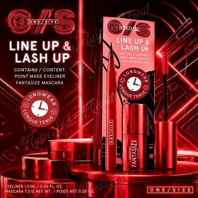 ONE/SIZE Lash Up Set Bodacious Black Mascara .25ozEyeliner .04 0z Made In Italy