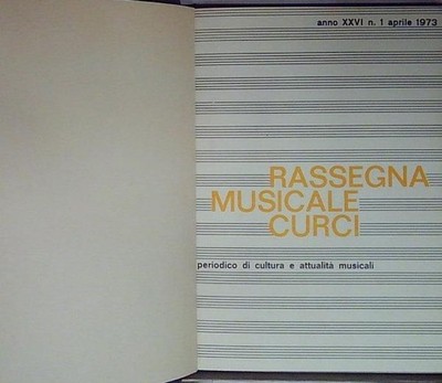 MUSIKSCHILD CURCI JAHR XXVI 1. APRIL 1973