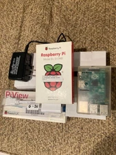 Raspberry Pi 1 Model B+ (B Plus) 512MB SBC Board Case AC VGA Adapter Tested 2014