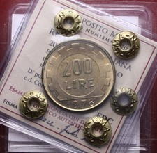 NL* ITALIA Rep.ca 200 LIRE 1978 VARIANTE COLLO LUNGO FDC Perizia ESPOSITO MARCO