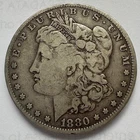 1880‑O Morgan Silver Dollar – New Orleans Mint – 90% Silver – Circulated