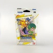Digimon Card Game ST-3 Heaven’s Yellow Starter Deck Sealed + Booster Pack OOS