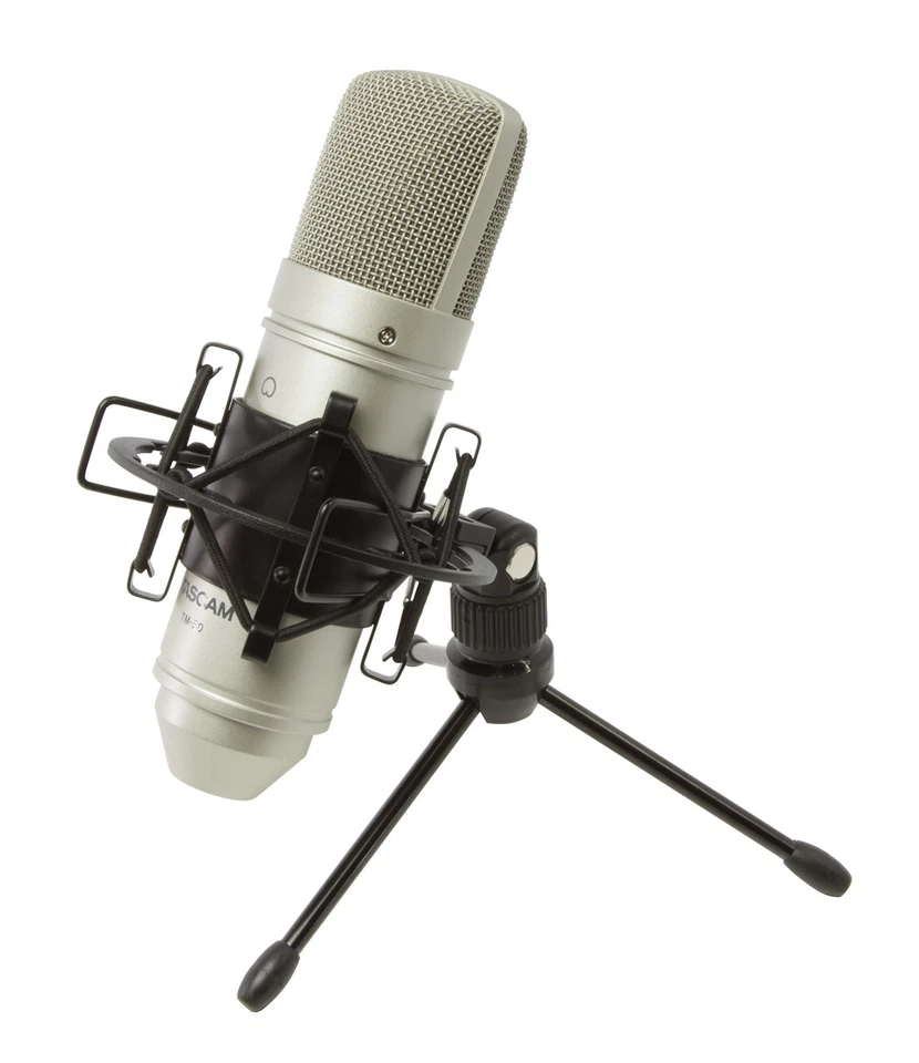 Tascam TM80 Cardioid Condenser Microphone Studio Recording Mic Stand XLR Cable - Image 4 of 4