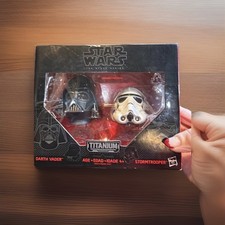 Star Wars The Black Series Titanium Series Helmets Darth Vader Stormtrooper 03