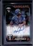 2024 Topps Chrome J.P. Martinez Auto RC #RA-JP Rangers Rookie