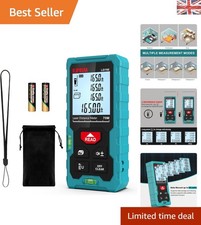 Compact 229ft Laser Measurement Tool with Large LCD Display and Bubble Level