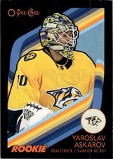 2023-24 O-Pee-Chee Update Black Border Rookie Yaroslav Askarov Rookie /100