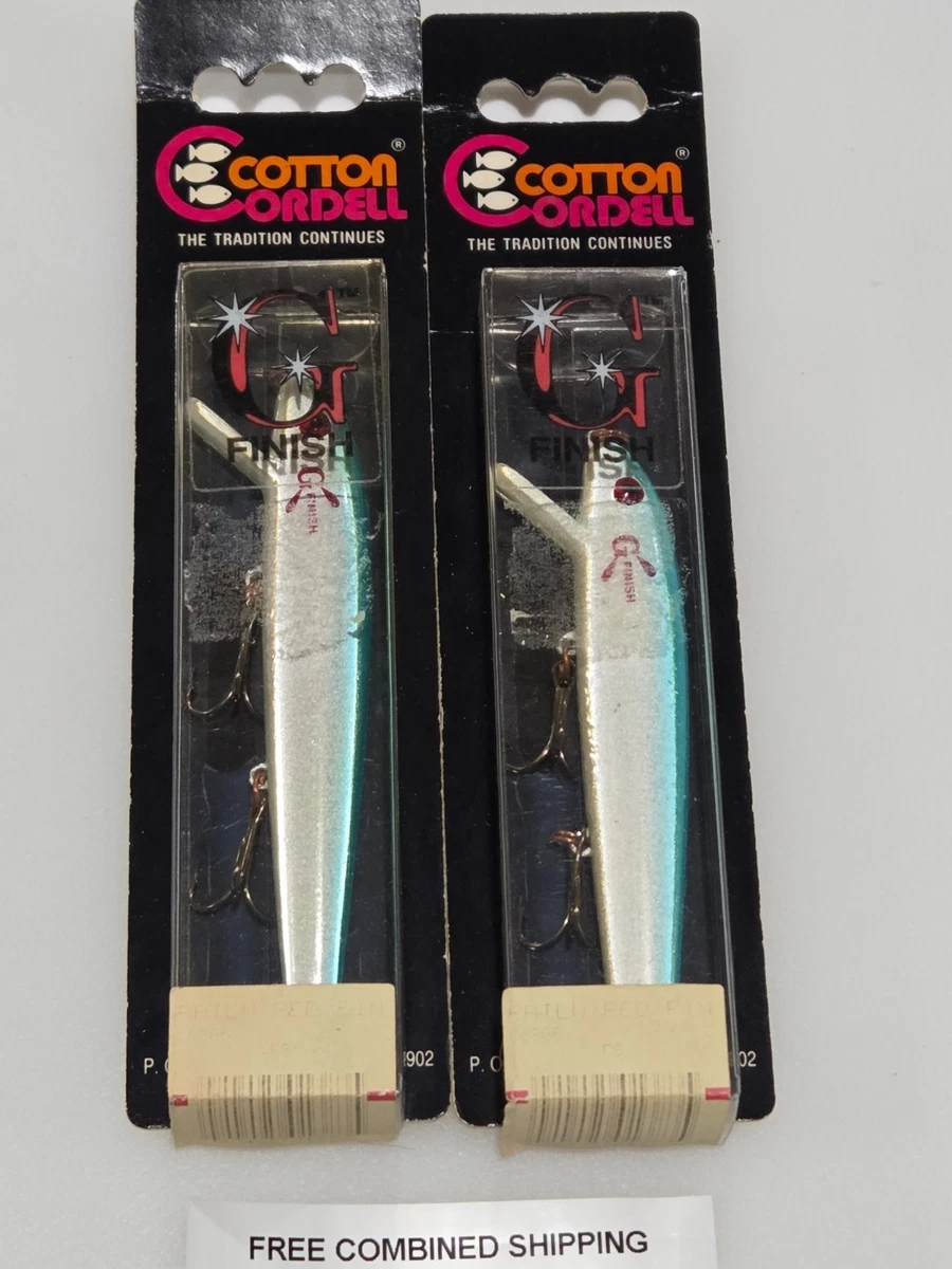 Lot De 4 Leurres Cotton Cordell Ripplin Redfin - Crankbait Jerk - Occasion
