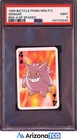 Pokemon 1999 Gengar 4 Of Spades Bicycle Pokemon Mini Playing Card PSA 9
