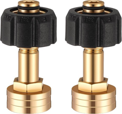 #ad 2 Pcs Pressure Washer Hose AdapterM22 14mm x 3 4quot; FGH Female to Hose... $28.88