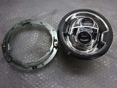7'' LED Head lamp Daymaker light Harley-Davidson Touring Softail 67700433 adaptor