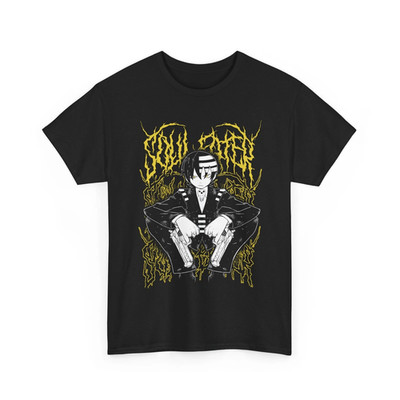 Soul Eater T-Shirt Death the Kid Japanese Anime Black Star Gift Shirt All Size