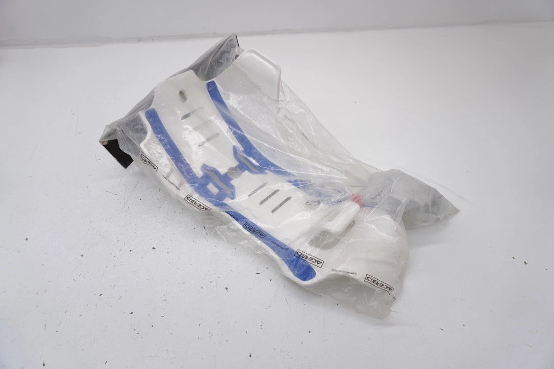 Husqvarna FE501 Acerbis Skid Plate W/Linkage Guard White/Blue 2791661029 A10