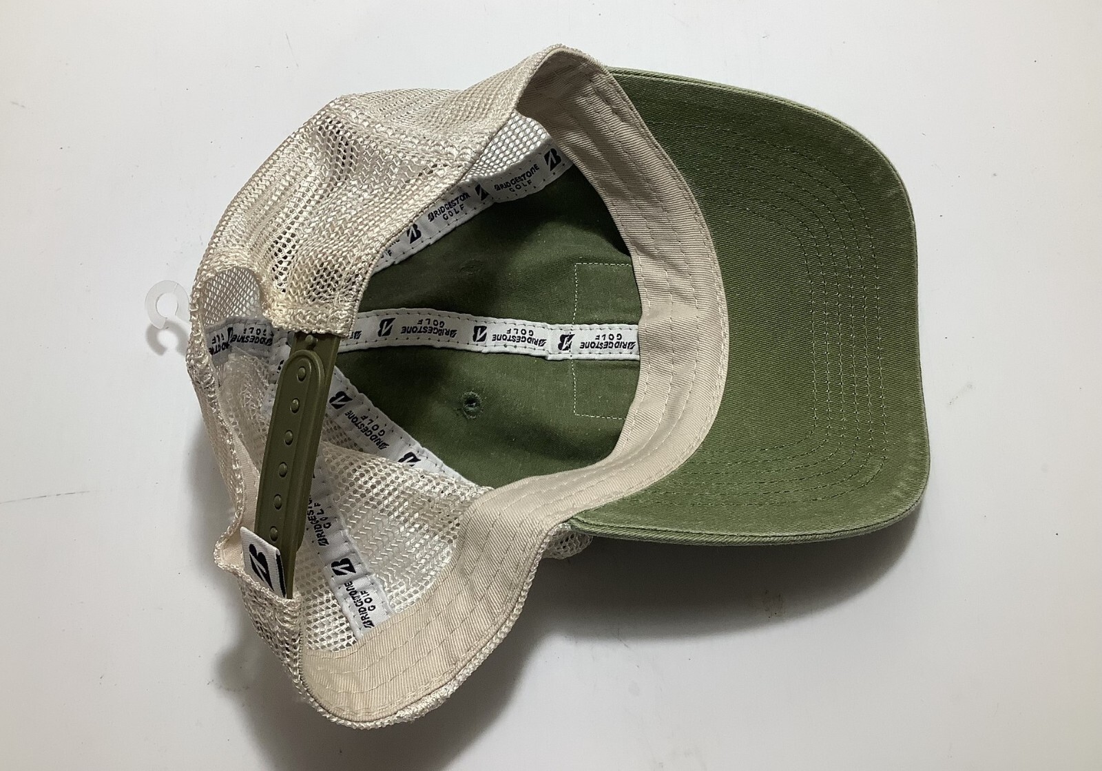 Bridgestone Golf Mesh Back Snap Back Patch Hat Cap - image 6