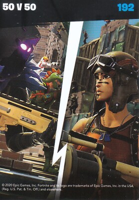 Fortnite 50 v 50 Season 3 Event Card Panini Sammelkarte Nummer 192