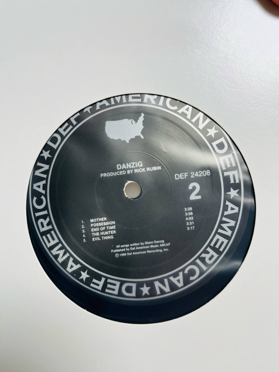 DANZIG LP グレン・ダンジグ DEF24208 Danzig / Danzig 1988 US LP Official Vinyl Album DEF 24208