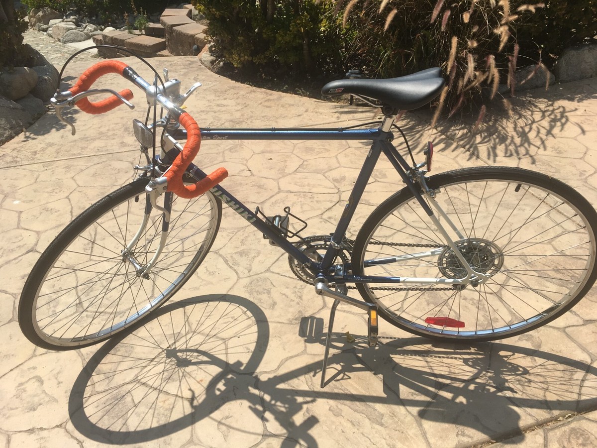 Nishiki custom sport 10 speed vintage cobalt blue bicycle restored