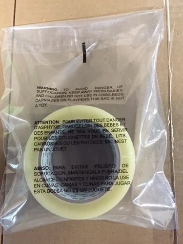 500 8x10 Self Seal Suffocation Warning Clear Poly Bags 1.5 mil Free Shipping - Picture 2 of 2
