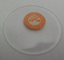 THICK GLASS POCKET WATCH CRYSTAL 18 13/16 REPLACEMENT PART WATCHMAKER N18