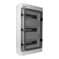 Hermetischer Aufputz-Schaltschrank 3x12 RH-36/3 Klemmleisten TH35-Träger IK07