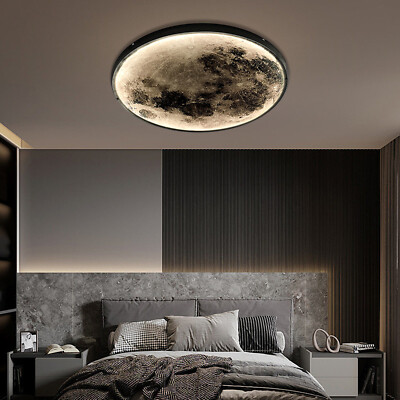 Mond LED Wandleuchte Innen Dimmbar Wandlampe Mit Stecker 3D Mondlampe Wand