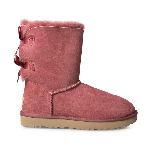 UGG BAILEY BOW II TIMELESS RED SUEDE 
