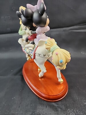 Lenox Disney Mickeys Carousel Horse Romance 2008 Figurine w/Minnie