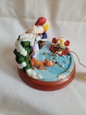 Simpsons Bradford Illuminated Christmas Ornament 2003 CHILL OUT HOMER