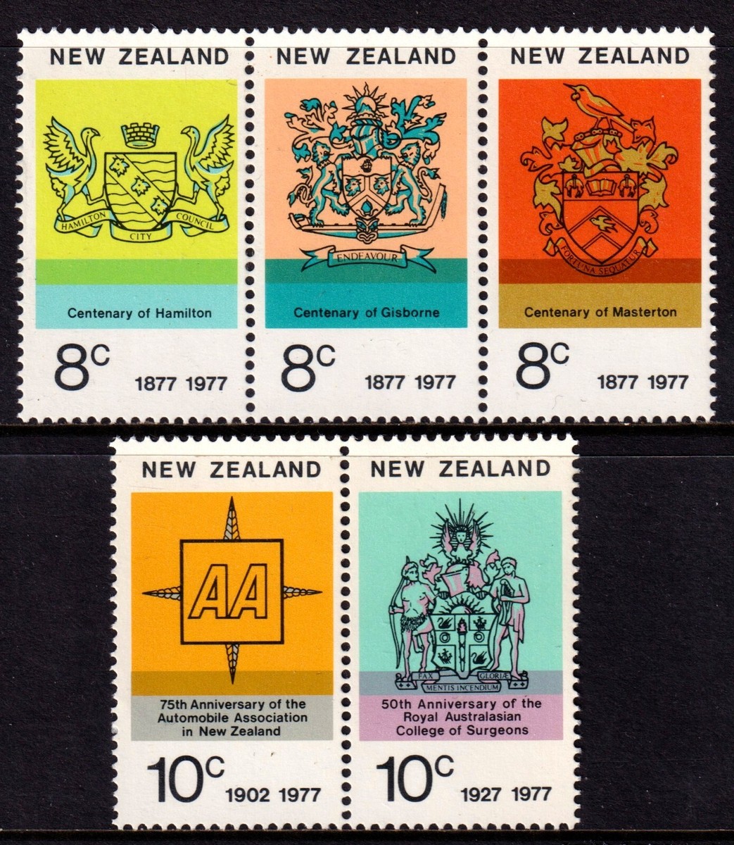 ヴァージン・スローター('77米/ニュージーランド) New Zealand 1977 Anniversaries Complete Mint MNH Set SC 615-619 | eBay