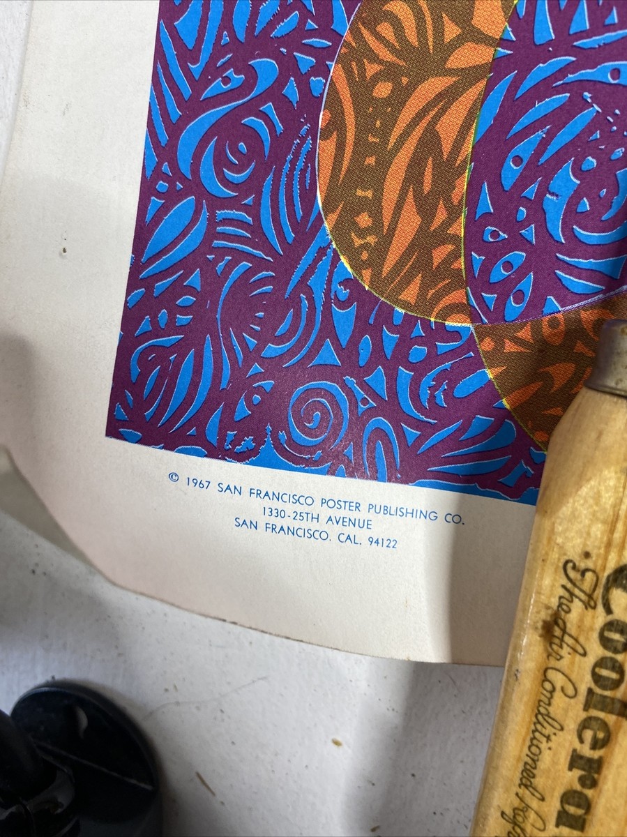 【美品】LiGHT MY FiRE! ブラックライトポスター キャスパー LIGHT MY FIRE 1967 VINTAGE BLACKLIGHT POSTER By OLSEN from