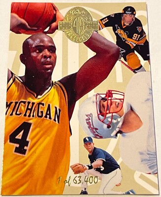 1993 Classic Four Sport Draft Pick Collection Webber, Bledsoe, ARod, Daigle LP-1