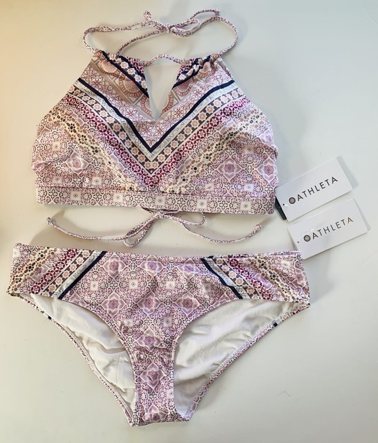 high neck keyhole bikini