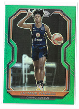 2021 Prizm WNBA Green Prizm #27 Jasmine Thomas Connecticut Sun Duke Blue Devils