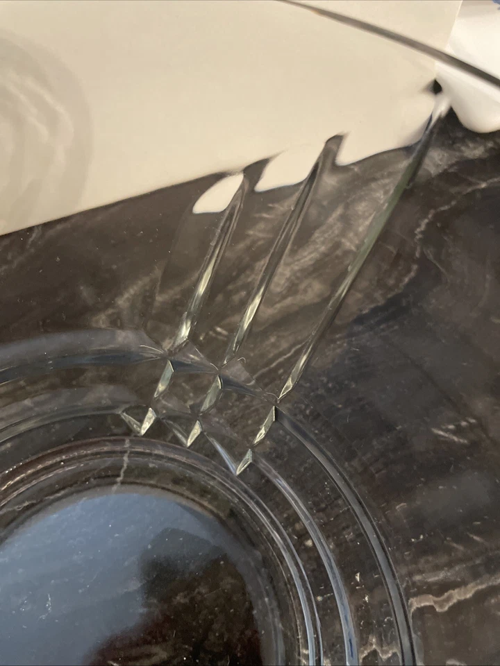 Servir ensalada Luminarc vintage, frutero, estilo Art Deco grande 10" de diámetro Foto 3 de 4