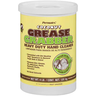 Permatex Grease Grabber Coconut Hand Cleaner 4 lb. Powerful Paste Style 14106