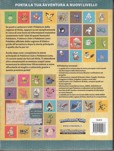 POKEMON COMPANY - Pokedex Sole Luna Guida Strategica - SIGILLATO ITALIANO NUOVO - Foto 2 di 2