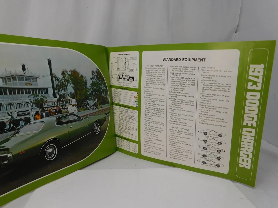 1973 Dodge Charger Sales Brochure Booklet Catalog Original Dealer Flyer Advert - Image 3 of 4