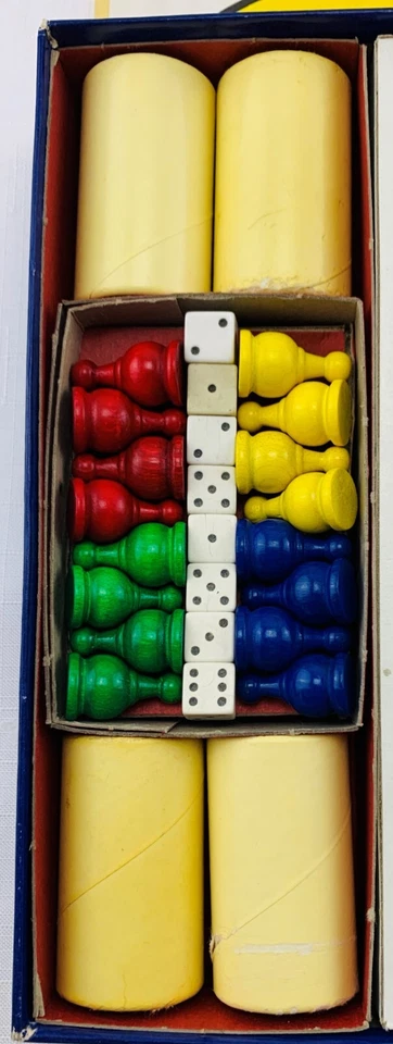 Juego Parcheesi 1959 edición dorada de Selchow & Righter completo en excelentes condiciones Foto 3 de 4