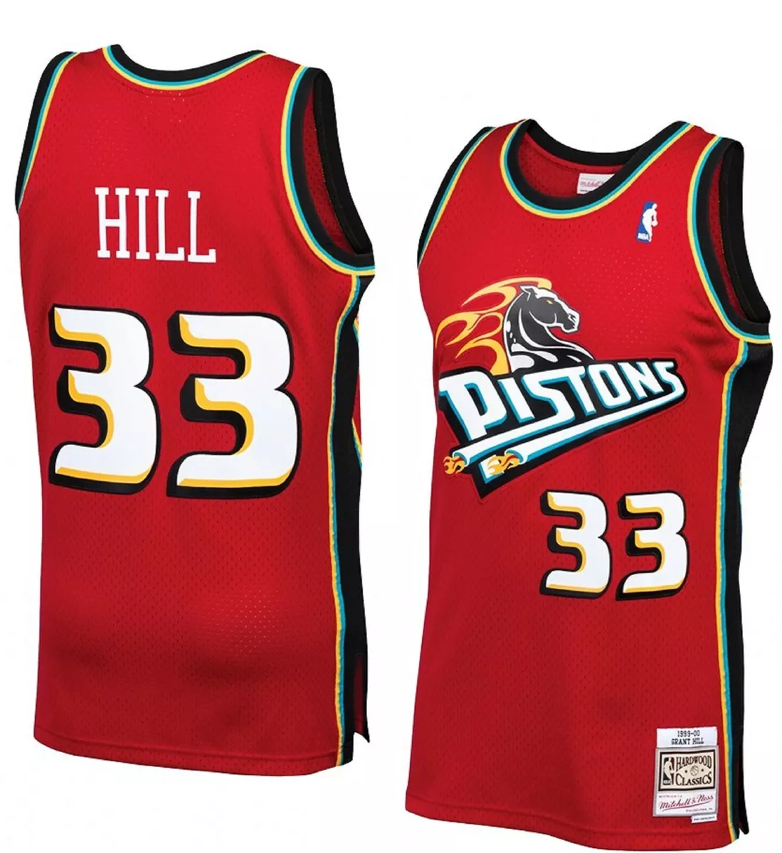 Detroit Pistons Vintage Jerseys, Pistons Retro Jersey