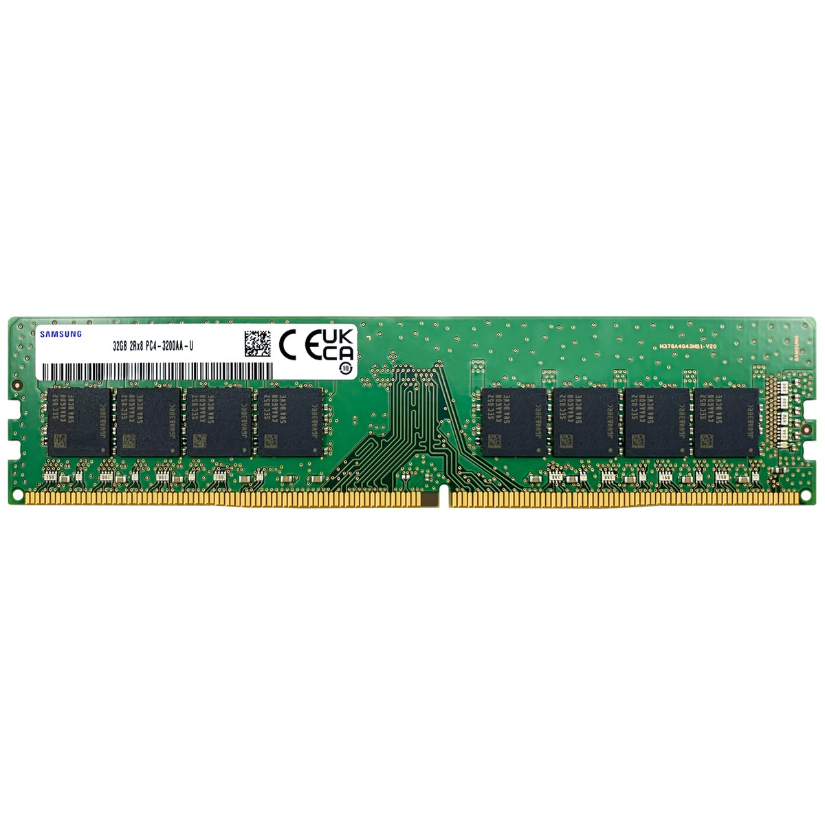 Samsung 32GB 2Rx8 PC4-3200 DDR4 PC4-25600 DIMM 288pin Non-ECC