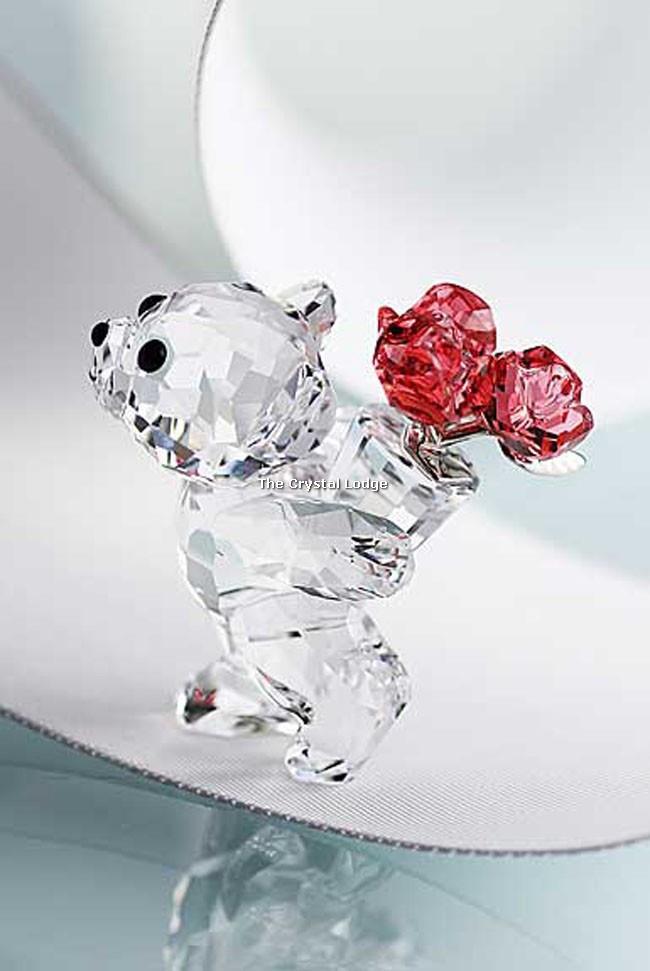 SWAROVSKI CRYSTAL KRIS BEAR SAY IT WITH ROSES 5063324 MINT