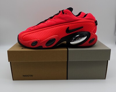 US 5.5  New Authentic Nike x NOCTA Glide Crimson Red Drake Sneakers
