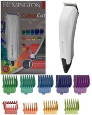 Remington Corded Colour Cut Hair Clippers Trimmer 16 Piece Mens Hair Cutting Kit