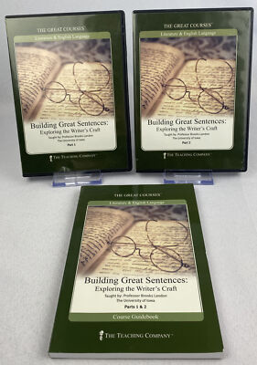 Building Great Sentences: Exploring the Writer's Craft Great Courses w Guidebook